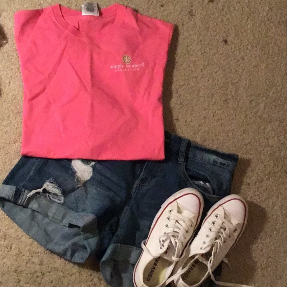 Simply Southern Teacher Shirt, size small